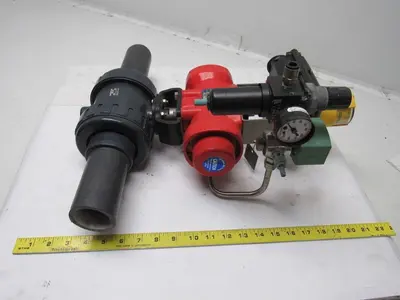 Asahi/America C79M2PFSW115AST 2" Valve Pneumatic Actuator Assembly Spring Return