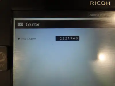 Ricoh Aficio MP 9003 Laser Mono BW Printer Copier Scan Duplex 90PPM Touch Screen