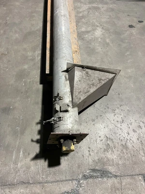 Screw Auger 20 ft long 8 in tube material Conveyor