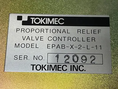 USED TOKIMEC EPAB-X-2-L-11