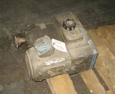 Vari Speed Drive with sprocket, estimated to be a 1 hp.