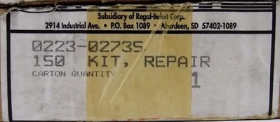 NEW REGAL BELOIT 0223-02735 REPAIR KIT 022302735