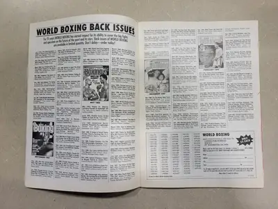 USED WORLD BOXING DECEMBER 1995