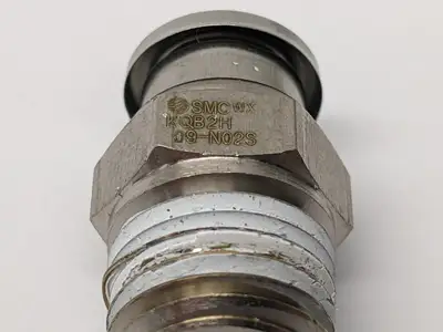 KQB2H09-N02S | SMC  One-Touch Fitting, Metal, Male, 5/16" Tube, 1/4" Port - New Other