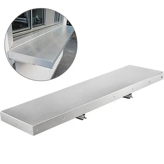 48" x 12" wide flip up fold down concession shelf