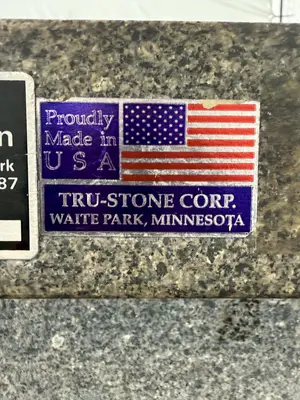 48" X 60" X 6" GRANITE SURFACE PLATE WITH STAND. STOCK # 1120424