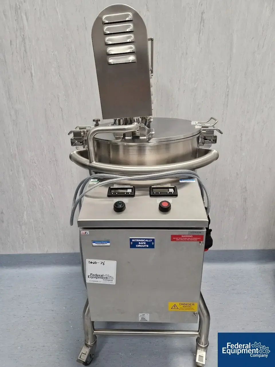 USED Epsilon Pharmaservices 90 Liter Epsilon Pharmaservices Mixing Tank