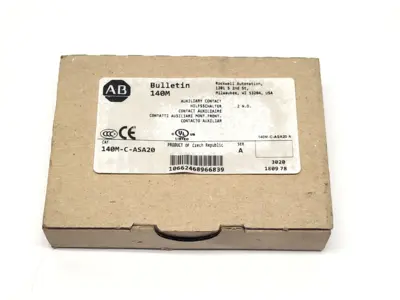 New | in-Stock Allen-Bradley Ser. A Auxiliary Contact, Front Mount, 2 NO Contact Blocks Michigan US | Maverick Industrial Sales #1395263
