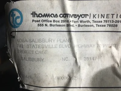 New | in-Stock THOMAS CONVEYOR _UNKNOWN_ Screw Conveyors West Virginia US | Cooper Industries #1408869