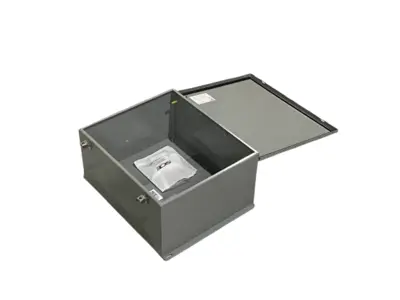 New | in-Stock Saginaw Control & Engineering Wall Mount Enclosure, Gray Steel Electrical Boxes Michigan US | Maverick Industrial Sales #1441672