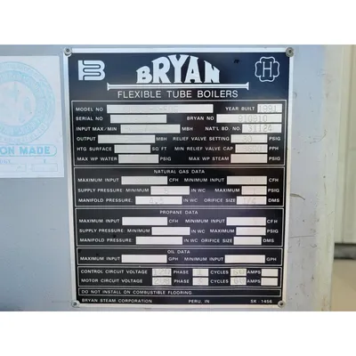Used BRYAN STEAM LLC CL300-W-FDG Heat Exchangers West Virginia US | JM Industrial #490889