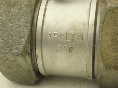 Apollo 3-Piece Ball Valve 1-1/2" Socket Weld 1500 WOG 316 Stainless Steel