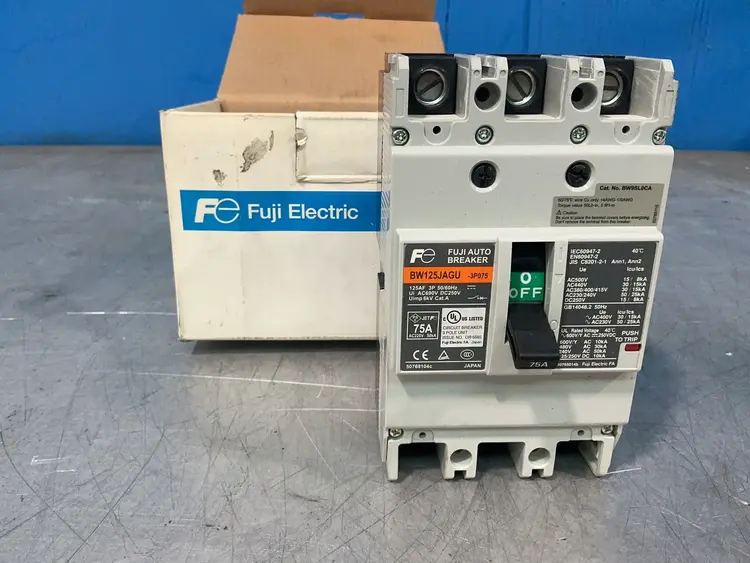 New | in-Stock FUJI BW125JAGU 3P075 Circuit Breakers Ohio US | HGR 24 #1324379
