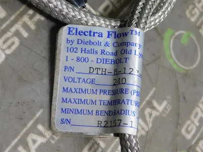 Diebolt & Company DTH-8-12"-J-240-J Electra Flow Heated Hose 12" 5000 psi New