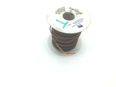 5782 | Alpha  Duplex Type 20 AWG Solid Glass Braid Thermocouple Wire Approx 50' - Used