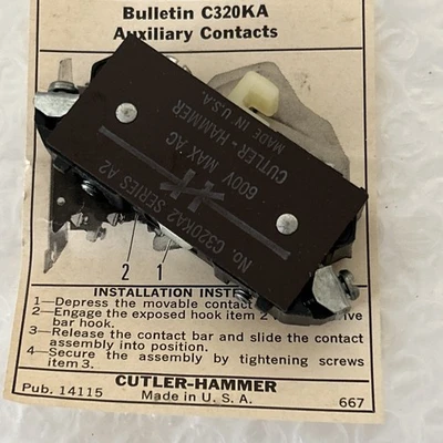NEW CULTER HAMMER C320KA2