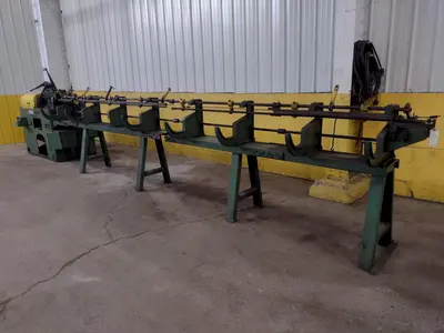 3/8" LEWIS MODEL #8CV WIRE STRAIGHTEN & CUT MACHINE: STOCK  16185