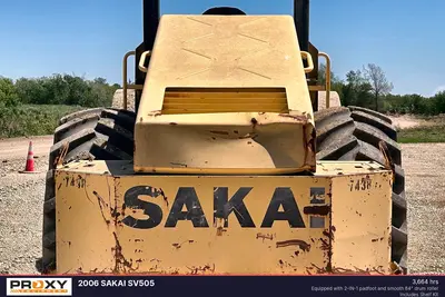 Used 2006 SAKAI SV505 Single Drum Rollers Louisiana US | Proxy Equipment #1384959