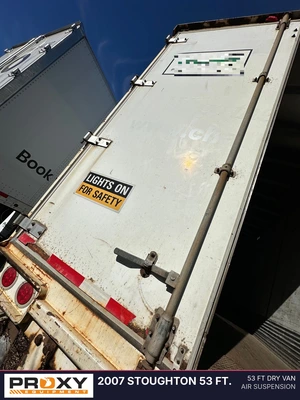 Used 2007 STOUGHTON 53 FT. Box Trailers Pennsylvania US | Proxy Equipment #1384977