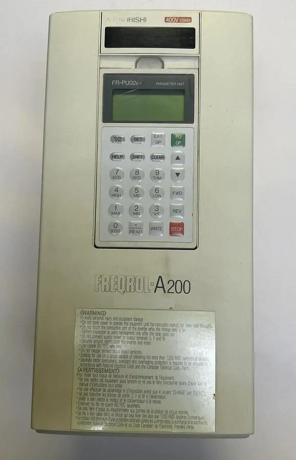 USED MITSUBISHI ELECTRIC FR-A240-0.75K-UL