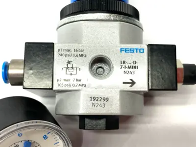 Used Festo Modular Pressure Regulator 1/8" Ports 192299 Air Pressure Regulators Michigan US | Maverick Industrial Sales #1398908