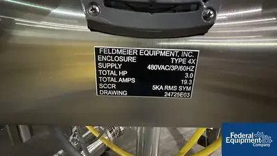 Feldmeier 1600 Liter Feldmeier Kettle, 316L S/S, 15/100#