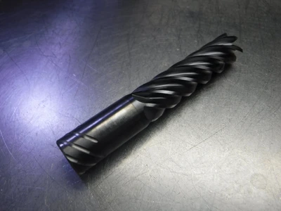 Kennametal 1.250" 6 Flute Carbide Endmill .060"R UJDE1250N6GBC KCSM15 (LOC1493B)