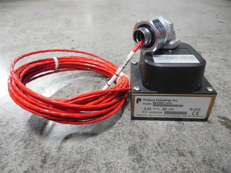 Proteus Industries 96008BN14P4 Flow Meter Used