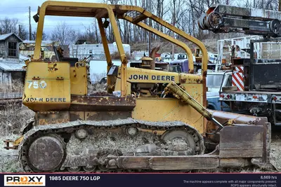 Used 1985 DEERE 750 LGP Bulldozers Pennsylvania US | Proxy Equipment #1378146