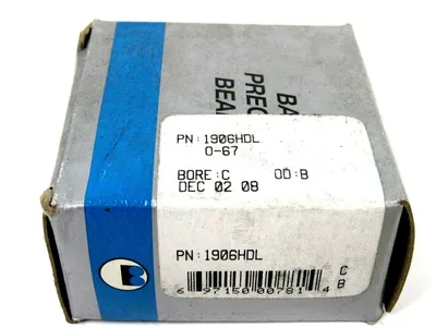 NEW BARDEN 1906HDL PRECISION BEARING SET 0-67 BORE C OD: B