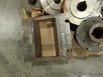 4 PALLETS OF ASSORTED STEEL, VALVE REPLACEMENT PARTS, AND PUMP PARTS