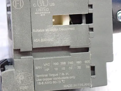 New | in-Stock ABB OT40F3 Relays & Switches | HGR 24 #739543
