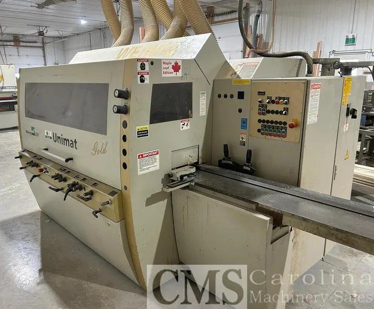 Used 2005 WEINIG UNIMAT GOLD 6-HEAD MOULDER Woodworking Moulders CA | CAROLINA MACHINERY SALES #1517805