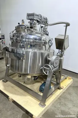 Flowtam Model GJC-020P 52.8 Gallon (200L) Sanitary Process Equipment Kettle