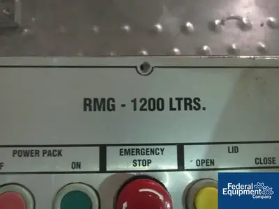USED Tapasys Engineering Works 1200 Liter Tapasys High Shear Mixer, Model RMG-1200