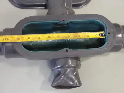 2-1/4" PVC Coated Ocal Conduit Body