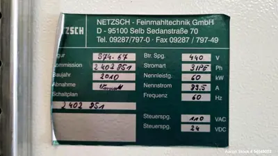 Used NETZSCH LME 100K Sand - Media Mills Illinois US | Aaron Equipment #1423152