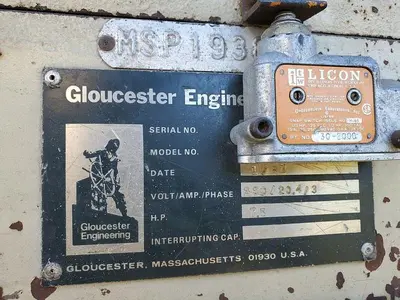 USED GLOUCESTER ENGINEERING 1012BP