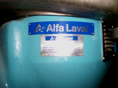 Alfa-Laval FESX 412B-35-60 nozzle centrifuge, 316SS.