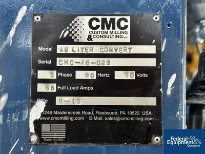 Used 2013 CMC 45 LITER CONVERT Chemical & Process Equipment Ohio US | HGR 24 #728498