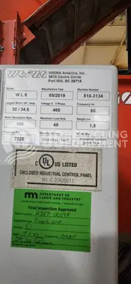 USED 2019 WEIMA WL6 SINGLE SHAFT SYSTEM