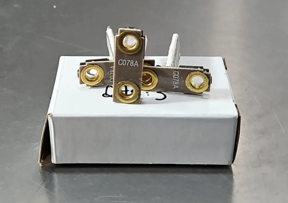 General Electric 123C078A Overload Relay Heater Element. Lot w/3 Loc4D30