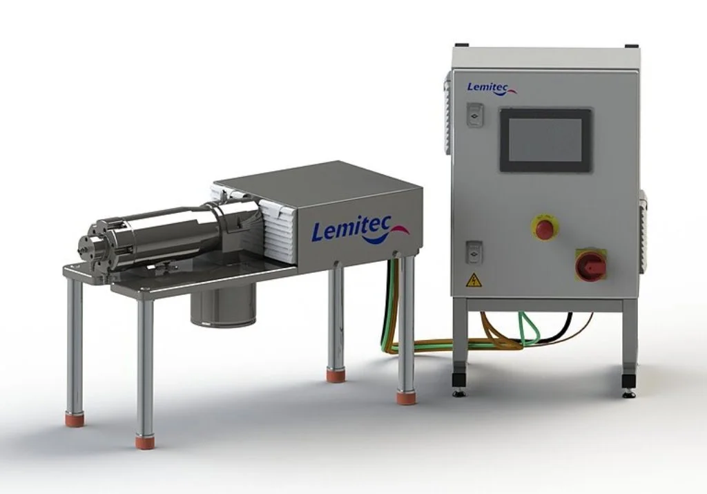 Lemitec MD 60-Sn CIP/SIP laboratory decanter centrifuge, 316L SS.