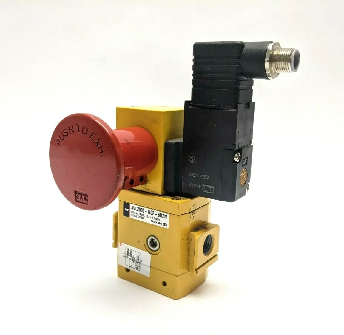 USED SMC SOFT START UP VALVE W/ LOCK-OUT FUNCTION 1/4"NPT PORTS