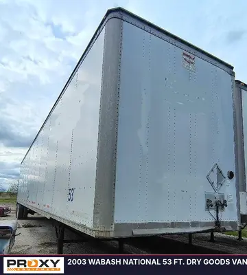 Used 2003 WABASH NATIONAL 53 Box Trailers Michigan US | Proxy Equipment #1426017