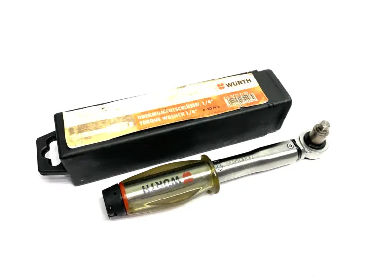 Used WÜRTH TORQUE WRENCH 1/4" 4-20NM, REVERSIBLE RATCHET, 0714720020 Power & Hand Tools (Misc) | Maverick Industrial Sales #1121368