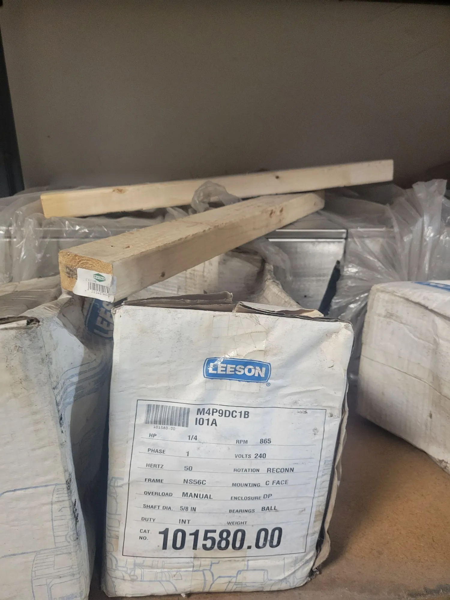New | in-Stock LEESON M143C17FB13 A.C. Motors California US | Secom International Inc #1480443