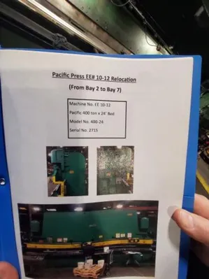 Used PACIFIC 40024 Press Brakes Ohio US | HGR 24 #802458