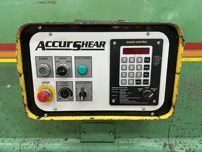 Used 1997 ACCURSHEAR 850010 Power Squaring Shears (Inch) Georgia US | The Equipment Hub #1083138