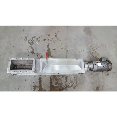 Stainless Steel Housing And Drive For 3" Helical Shaftless Screw